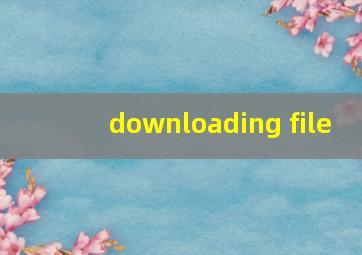 downloading file